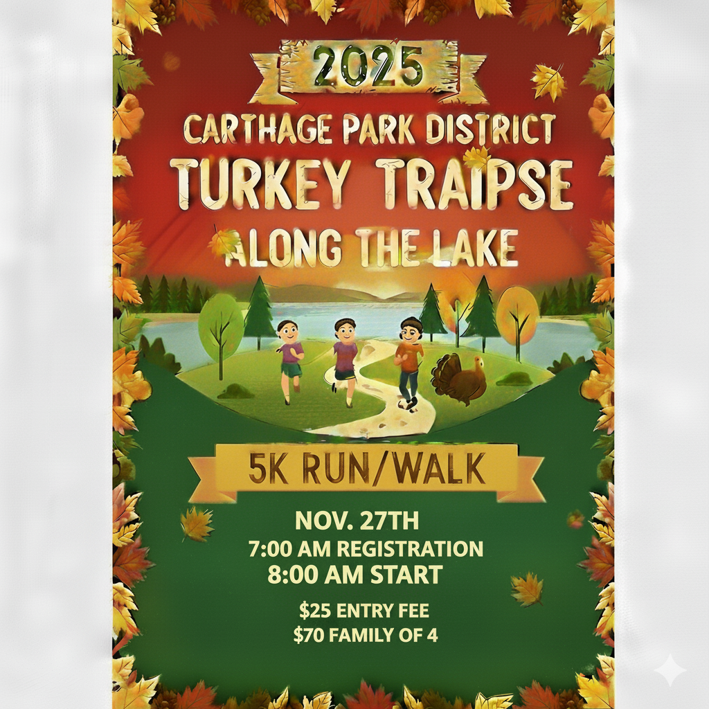 turkey traipse 2025 flyer