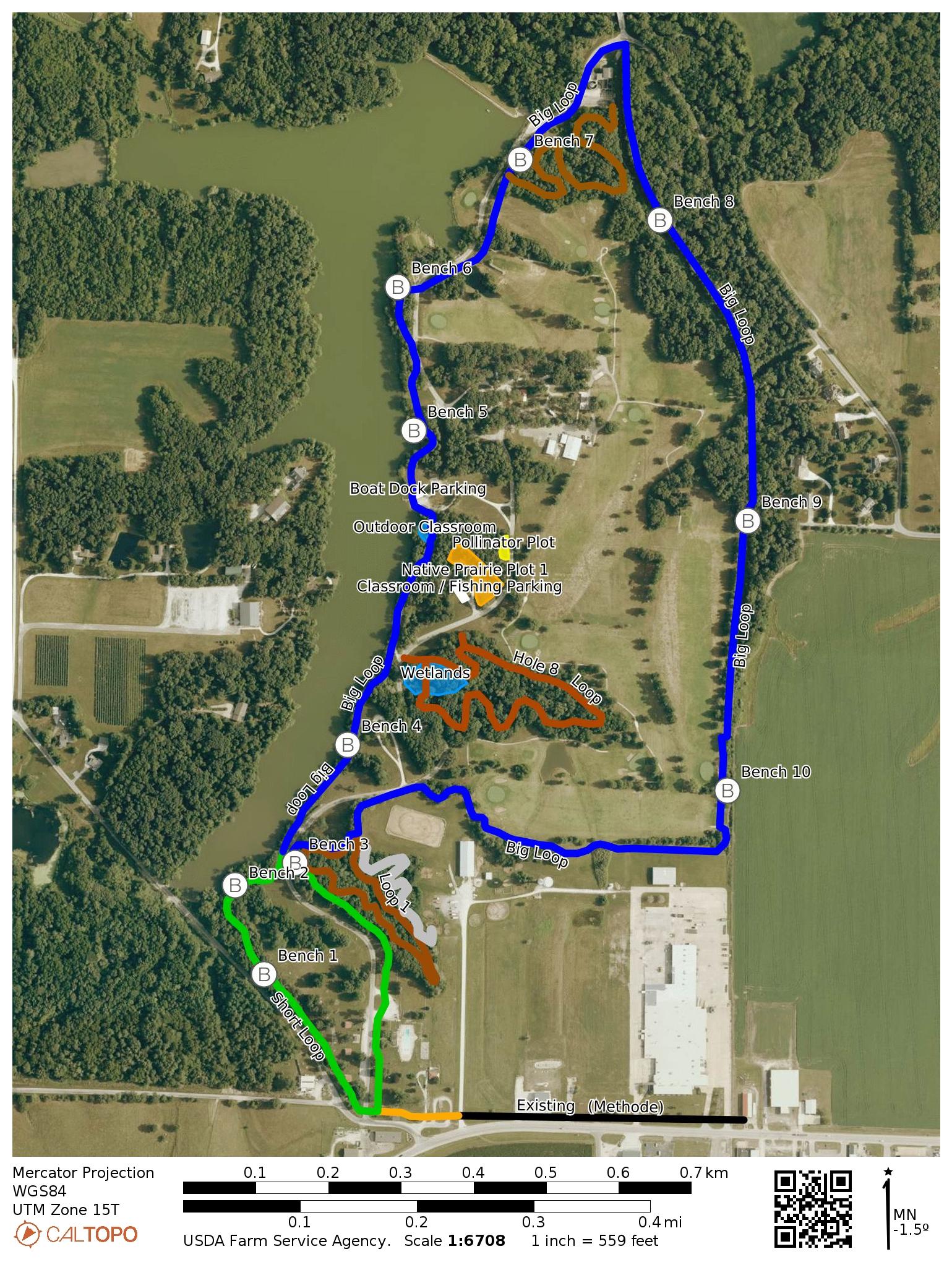 Lake Trail Map